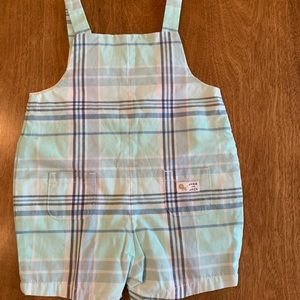 Janie and jack shortalls romper newborn 0-3 mos